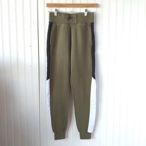 Nike Women's High Waisted Olive Green Sweats